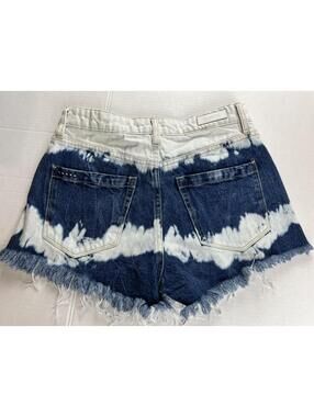 Blank NYC The Barrow Hi-Rise Shorts 25, 100% Cotton, Frayed Hem Anthropologie